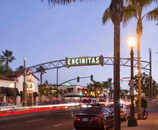 Encinitas Sign in Encinitas, San Diego County CA